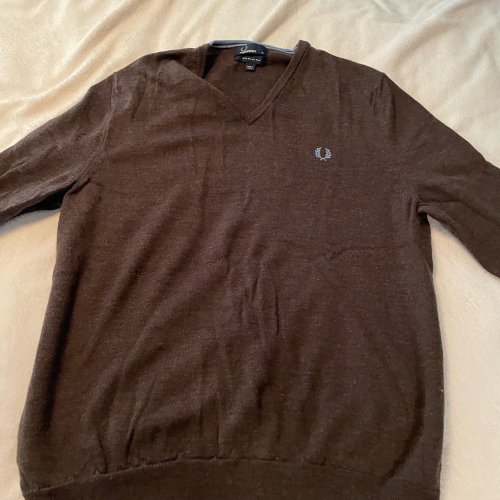 Fred Perry V neck sweater